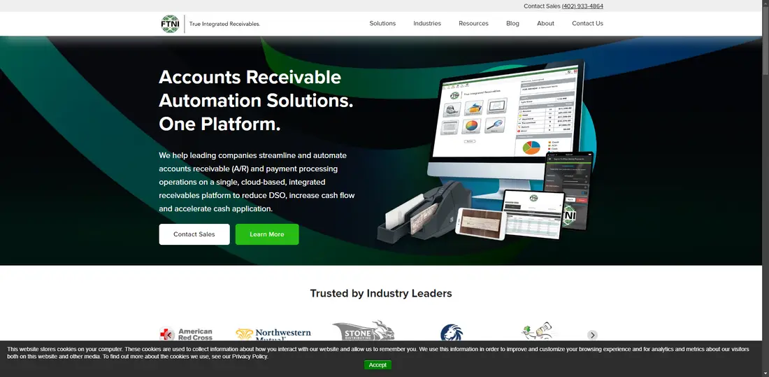 Financial Transmission Network, Inc. (FTNI) website screenshot
