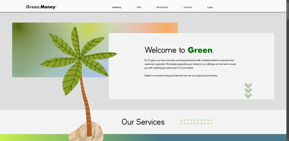 Green.Money website screenshot