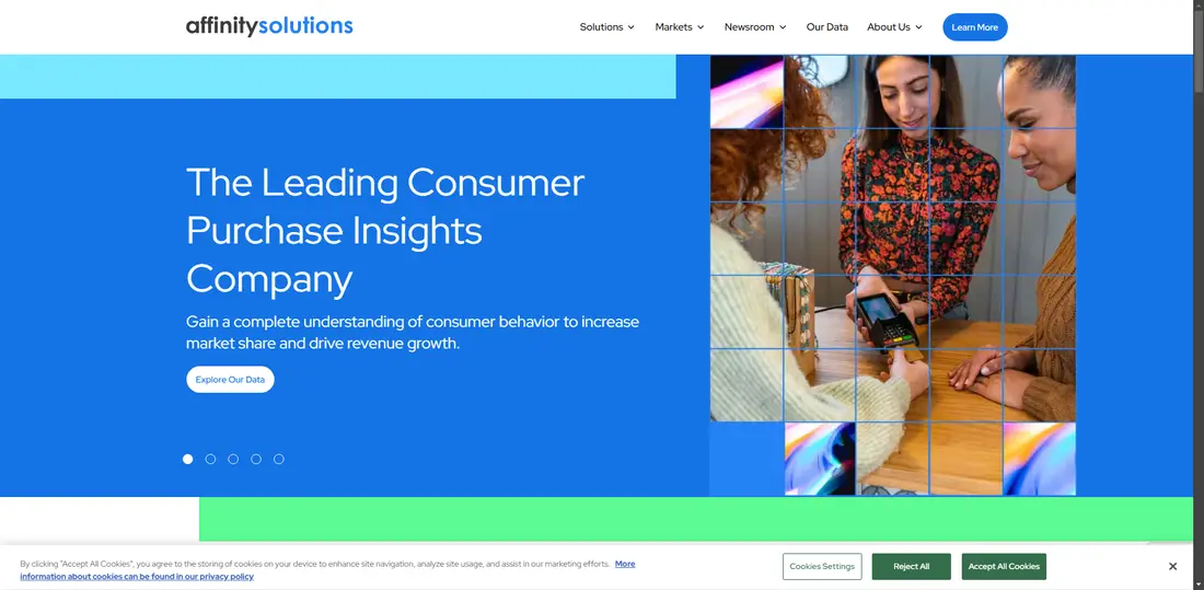Affinity Solutions, Inc. website screenshot