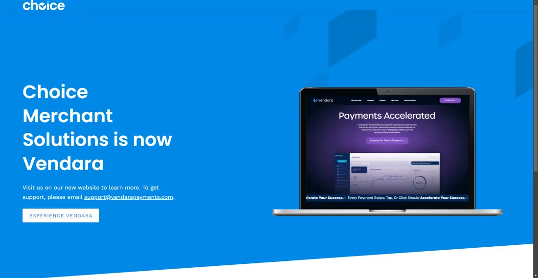 choicemerchantsolutions.com website screenshot
