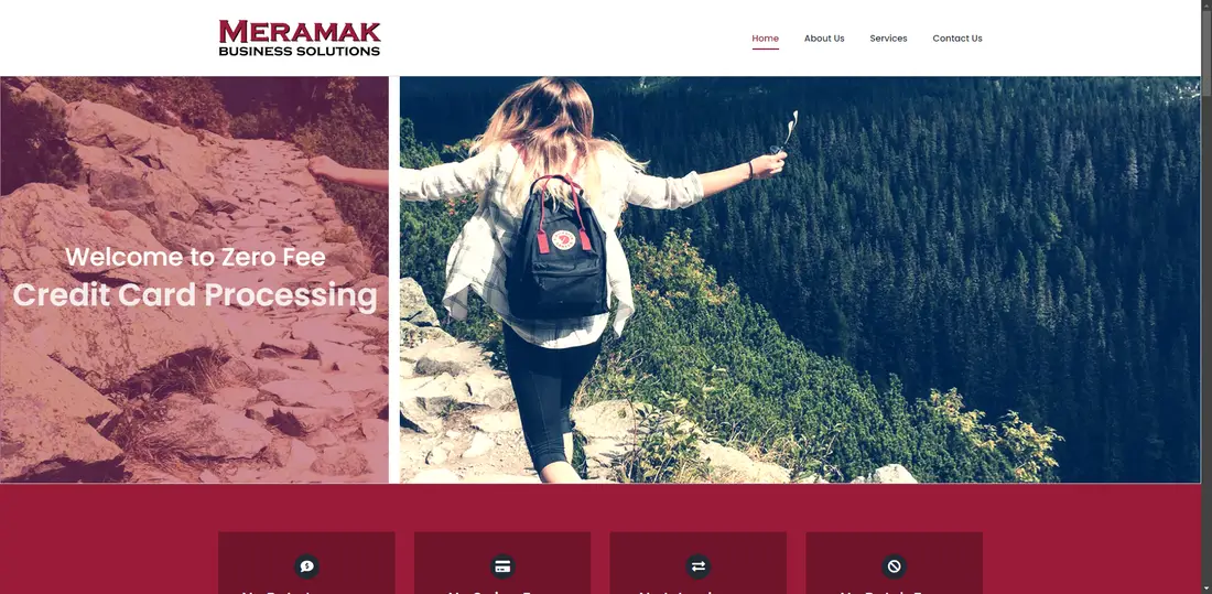 Meramak Bankcard website screenshot