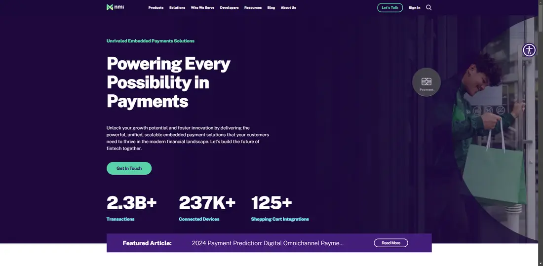 Network Merchants, LLC website screenshot