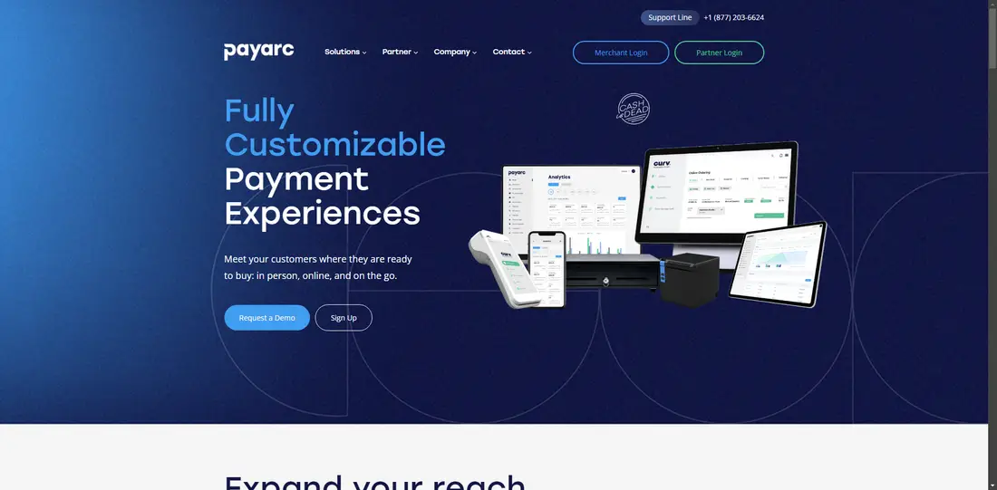 PAYARC website screenshot