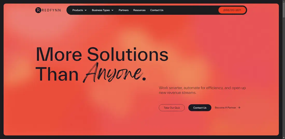 RedFynn Technologies website screenshot