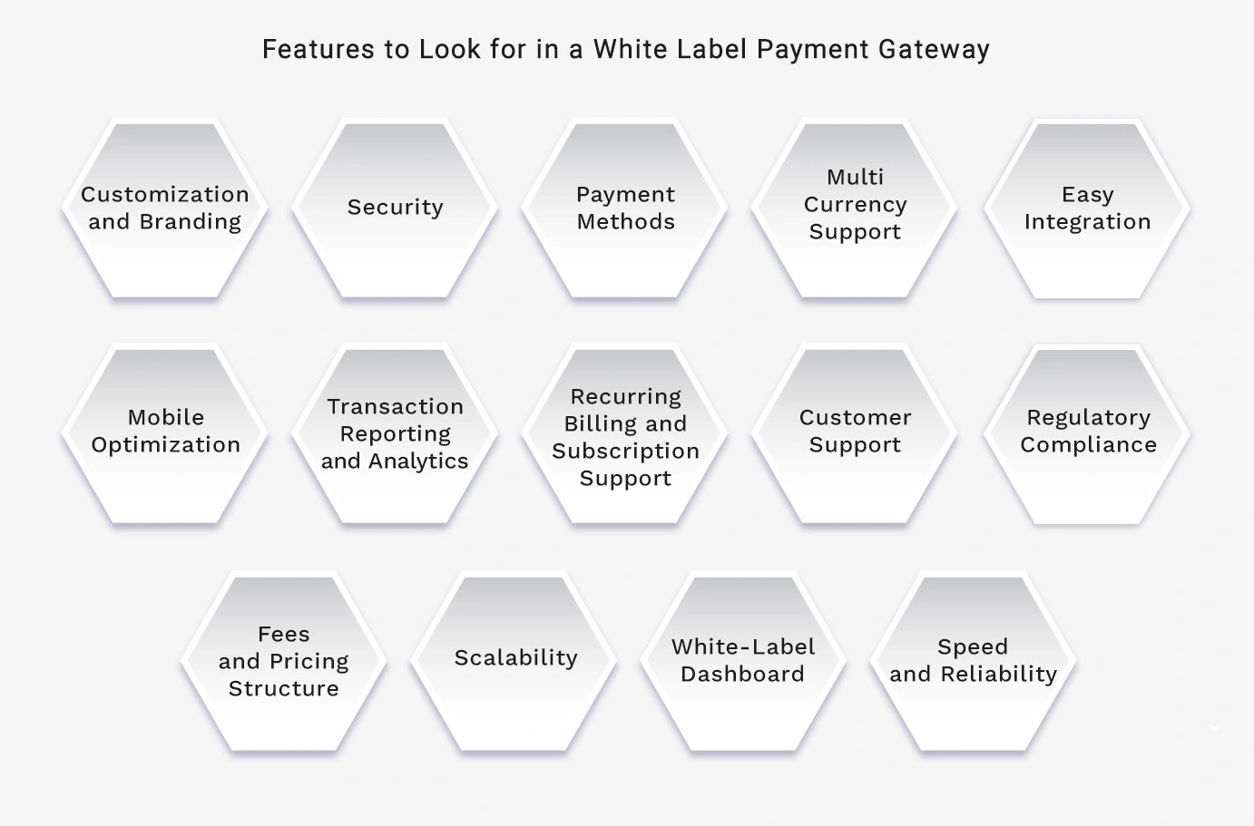 Features to look for when choosing white label payment gateway